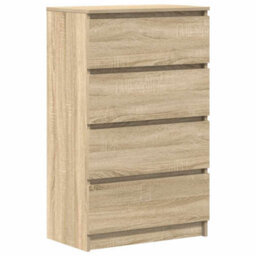Vidaxl Sideboard Sonoma Oak 60X35X98.5 Cm Engineered Wood - thumbnail 2