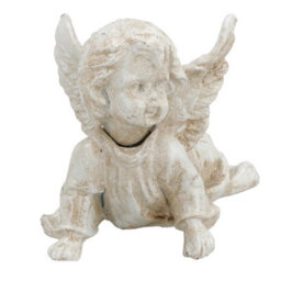AB Tools Cherub Angel Cast Iron Statue Figure Trophy Ornament Sculpture Desk Shelf - thumbnail 2