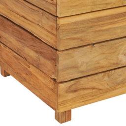 Berkfield Raised Bed 50X40X72 Cm Recycled Teak And Steel - thumbnail 7