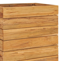Berkfield Raised Bed 50X40X72 Cm Recycled Teak And Steel - thumbnail 6
