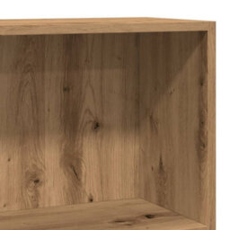 Berkfield Versatile Bookcase Artisian Oak 60X24X76 Cm Engineered Wood - thumbnail 7