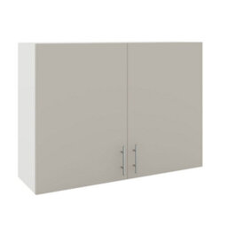 Jd Greta Kitchen Wall Unit 1000mm Storage Cabinet With Doors And Shelf 100Cm - Cashmere Matt - thumbnail 1