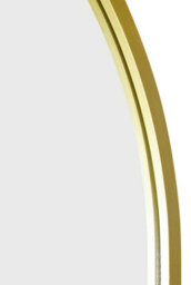 "Mirroroutlet Arcus - Gold Metal Framed Arched Garden Wall Mirror 63"" X 31"" (160Cm X 80Cm)" - thumbnail 6