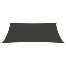 Berkfield Sunshade Sail 160 G/m2 Anthracite 2X3 M Hdpe - thumbnail 2