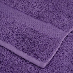 Berkfield Premium Towels Solund 10 Pcs Purple 100X200 Cm 600 Gsm - thumbnail 6