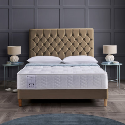 Rest Relax Sleep Meadow Tufted Classic Ortho Orthopaedic Sprung Mattress - image 1