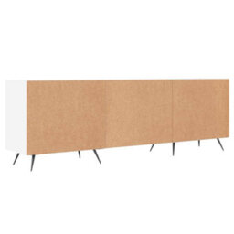 Berkfield Sturdy Tv Cabinet White 150X30X50 Cm Engineered Wood - thumbnail 8