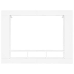 Vidaxl Tv Cabinet White 152X22X113 Cm Engineered Wood - thumbnail 4