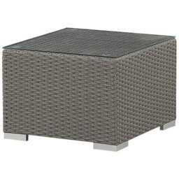 Beliani Garden Lounge Set With Table 8 Seater Maestro Modular Pe Rattan Taupe - thumbnail 8