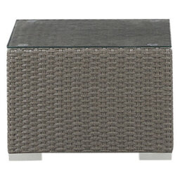 Beliani Garden Lounge Set With Table 8 Seater Maestro Modular Pe Rattan Taupe - thumbnail 7