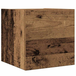 Berkfield 8 Piece Tv Cabinet Set Wall-Mounted Old Wood Engineered Wood - thumbnail 8