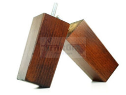 L&F 4X Replacement Furniture Legs Solid Wood 110mm High Sofas Chairs Settee Cabinets Legs M8 Tsp2055 - thumbnail 4