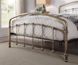 Save On Goods UK 5Ft King Size Retro Bed Frame,antique Bronze,metal,tube Style.rustic,traditional Industrial - thumbnail 3