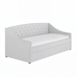 Flair Aurora Boucle Daybed With Trundle - Cream - thumbnail 5