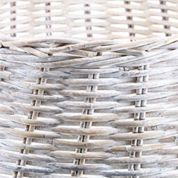 Handmade Wicker Willow Rattan Tree Skirt Natural White Wash Grey Christmas Tree Festive Xmas Stand Base Basket Cover 60Cm - thumbnail 2