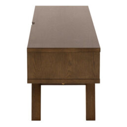 Wyld Haus Jyvaskyla Dark Oak Tv Unit With 2 Drawers And Sliding Door - thumbnail 5