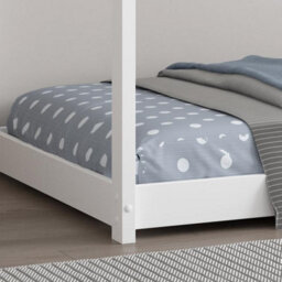 Kosy Koala House Bed Kids White 3Ft Single Wooden Durable Pine Children Bedroom - thumbnail 5