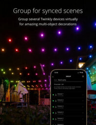 Twinkly Festoon App-Controlled Led Bulb Lights String With 20 Rgb (16 Million Colours) 10M Black Cable In/outdoor Smart Lighting - thumbnail 5