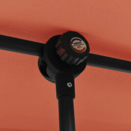 Berkfield Outdoor Parasol With Aluminium Pole 2X1.5 M Terracotta - thumbnail 7