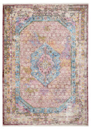 Multi Traditional Geometric Easy To Clean Rug For Dining Room-120Cm X 170Cm - thumbnail 8