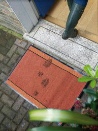 Jml - Magic Carpet Small Terracotta Easily Soaks Up Water, Moisture, Mud And Dirt - thumbnail 4