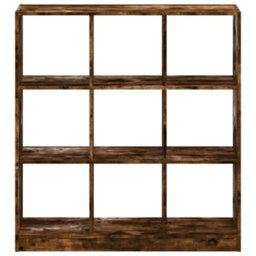 Berkfield Elegant Bookcase Smoked Oak 102X32X108 Cm Engineered Wood - thumbnail 4