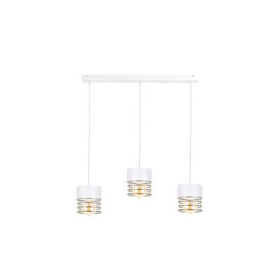 Luminosa Lighting Luminosa Royal Bar Pendant Ceiling Light White, Gold, 60Cm, 3X E27