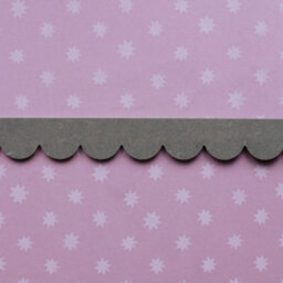 (Pack Of 2) Medium Scallop Trims - Unprimed - 1M Long - Wall And Shelf Edging Mdf Wood (By Trims & Co.) - thumbnail 4