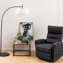 Furniture To Go Seaford Black Metal Coffee Table With Oak Top - thumbnail 4
