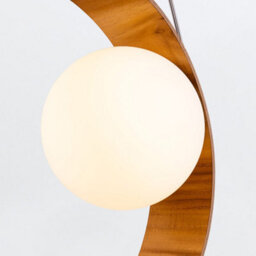 Luminosa Lighting Elstead Sfera Pendant Ceiling Light Teak - thumbnail 4