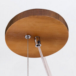 Luminosa Lighting Elstead Sfera Pendant Ceiling Light Teak - thumbnail 5