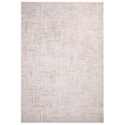 Furniturebox Uk Savannah Cream Textured Cross Pattern Rug 160X230 - thumbnail 4