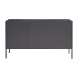 Orsina Industrial Three Door Grey Metal Sideboard, Adjustable Mid Century Sideboard, Versatile Modern Sideboard - thumbnail 5
