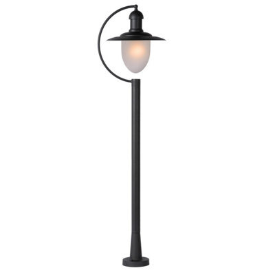 Lucide Aruba Cottage Bollard Lamp Post Outdoor - 1Xe27 - Ip44 - Black - image 1
