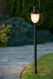 Lucide Aruba Cottage Bollard Lamp Post Outdoor - 1Xe27 - Ip44 - Black - thumbnail 4