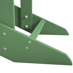 Beliani Garden Chair Green Weatherproof Modern Wood-Look - Wide Armrests, Angled Back, Contoured Seat - thumbnail 7