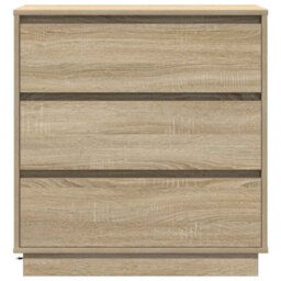 Berkfield Bedside Cabinet With Led Sonoma Oak 71X34,5X75 Cm Engineered Wood - thumbnail 6