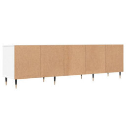 Berkfield Sturdy Tv Cabinet White 150X30X44.5 Cm Engineered Wood - thumbnail 8