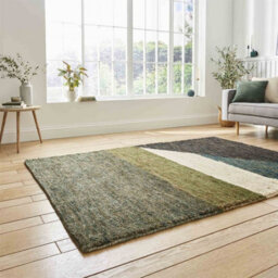 Multi Modern Easy To Clean Abstract Handmade Diningroom Bedroom And Living Room Rug-150Cm X 230Cm - thumbnail 2