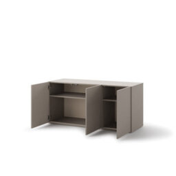 Arte Woow 07 Sideboard Cabinet 140Cm In Grey - Modern Storage For Dynamic Family Living - thumbnail 2