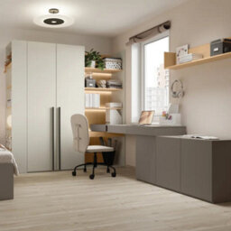 Arte Woow 07 Sideboard Cabinet 140Cm In Grey - Modern Storage For Dynamic Family Living - thumbnail 3