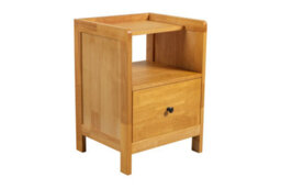 Hallowood Furniture Aston Bedside Table With Open Shelf 40X35 - thumbnail 4