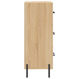 Berkfield Modern Sideboard Sonoma Oak 34.5X34X90 Cm Engineered Wood - thumbnail 7
