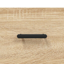 Berkfield Modern Sideboard Sonoma Oak 34.5X34X90 Cm Engineered Wood - thumbnail 9