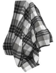 Tartan Fleece Throw Blanket  Soft Warm Check Sofa  Bed Cover  125Cm X 150Cm - thumbnail 3