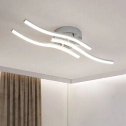 18W Led Ceiling Light 3 Wave 4000K Natural Modern Chandelier Living Room Bedroom - thumbnail 3