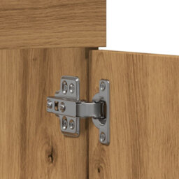 Berkfield Bathroom Sink Cabinet Artisan Oak 90X38.5X46 Cm Engineered Wood - thumbnail 8