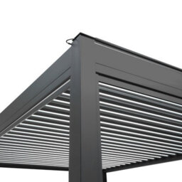 MonsterShop Aluminium Pergola With Blinds & Led Lights - 4M X 3M - thumbnail 3