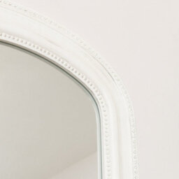 Melody Maison Full Length Distressed White Leaner & Wall Mirror - 47Cm X 142Cm - thumbnail 4