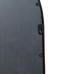 Aspect Furniture Arched Window Wall Mirror,metal Window Pane Mirror,black,70X3X115Cm - thumbnail 6